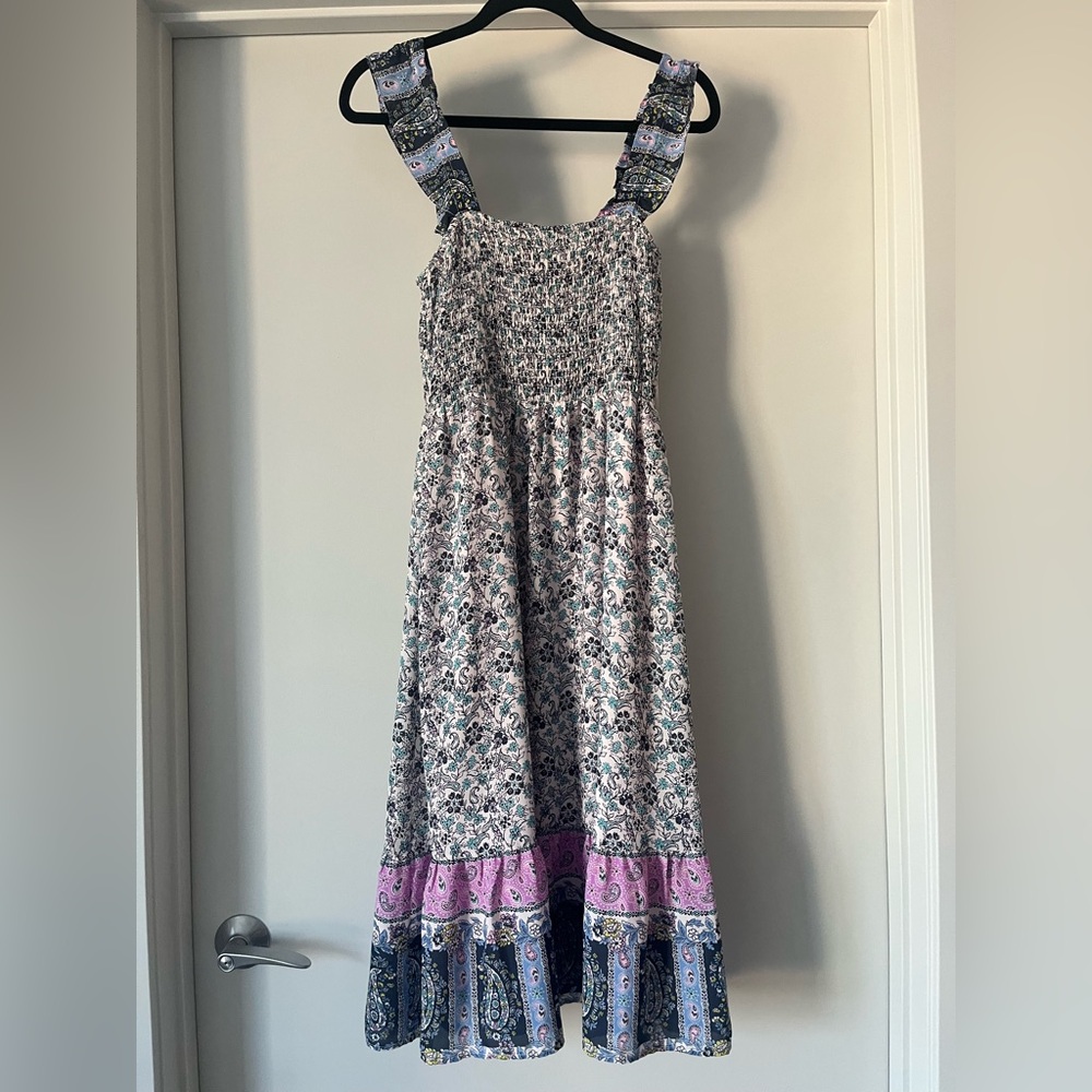 Collective Concepts | Paisley Floral Maxi Dress | Multicolor | Small